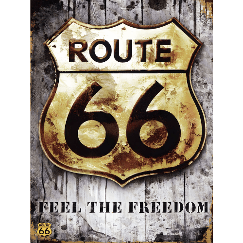 Tin signs 30x40 - Route 66 Freedom
