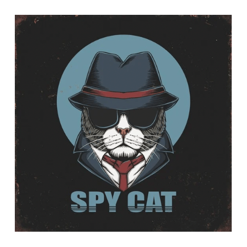 Tin signs 30X30 - Spy Cat