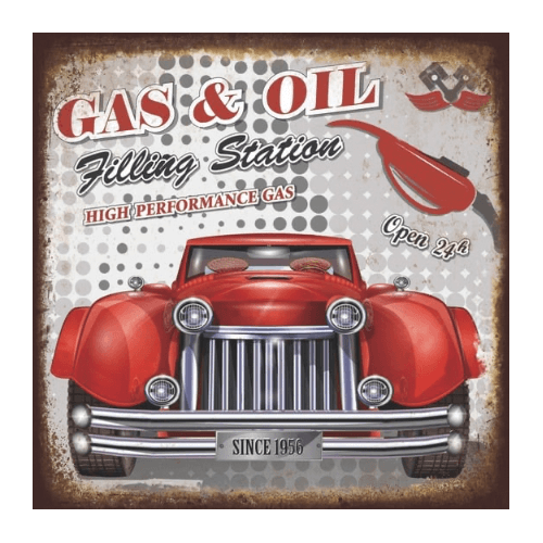 Tin signs 30X30 - Gas & Oil