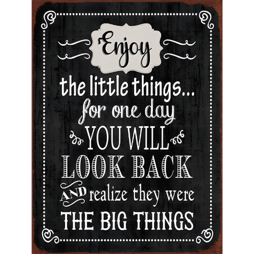Tin signs 30x40 - The Little Things