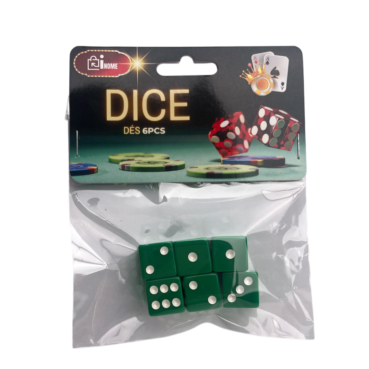 6-Piece Dice Set - Pack of 8