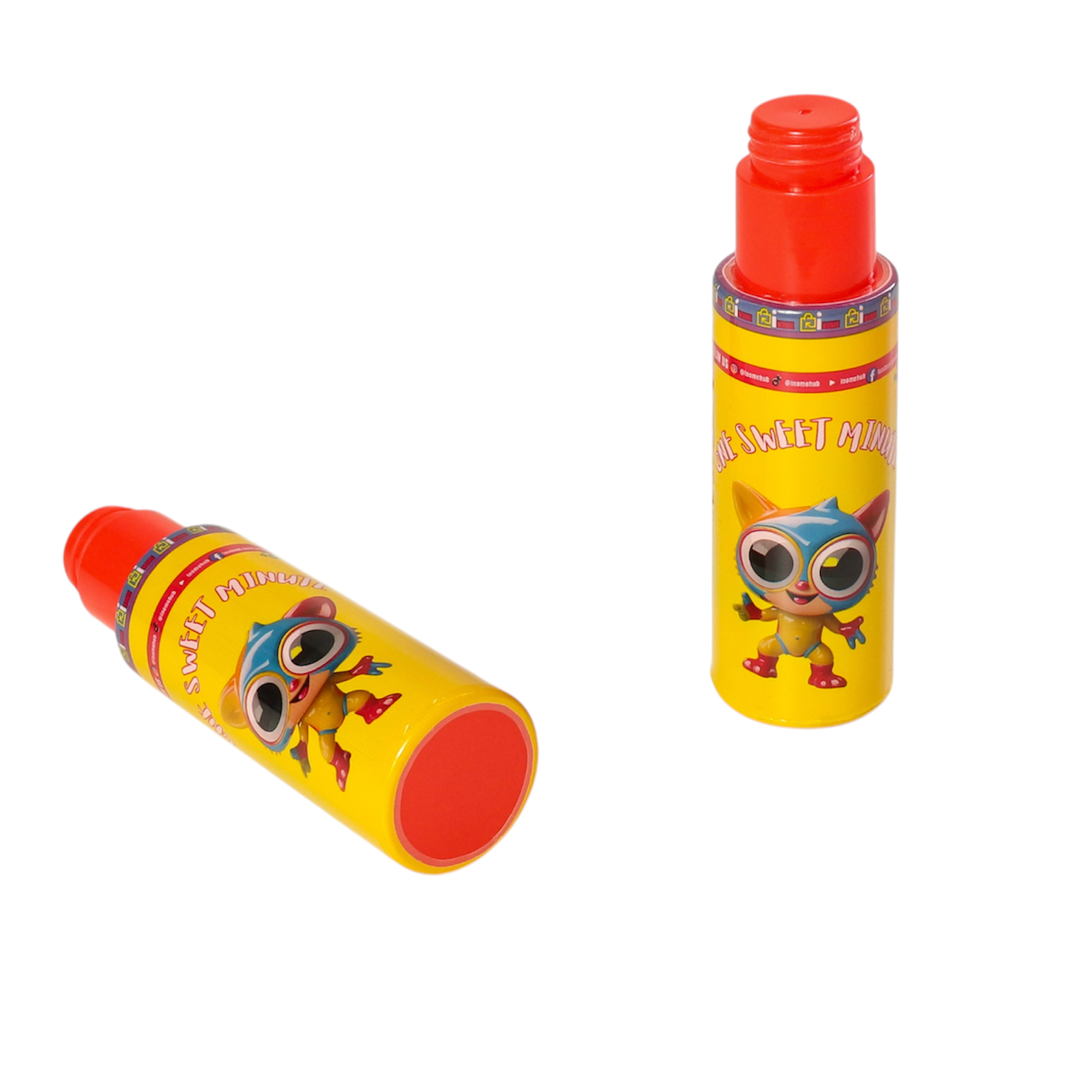 One Sweet Minute Candy Tube with Toy Top 20g - Pack of 10