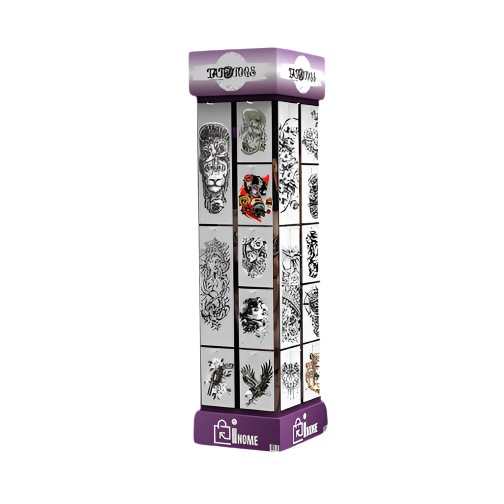 Temporary Tattoo Display Only (Tattoos NOT Included)