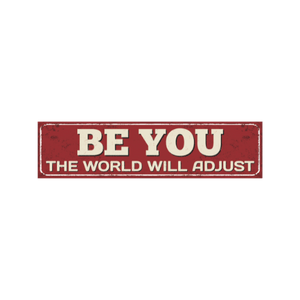 Tin Signs 10x40cm Wall Decor - Be You