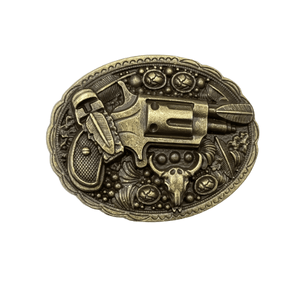 Cowboy Belt Buckle Gun