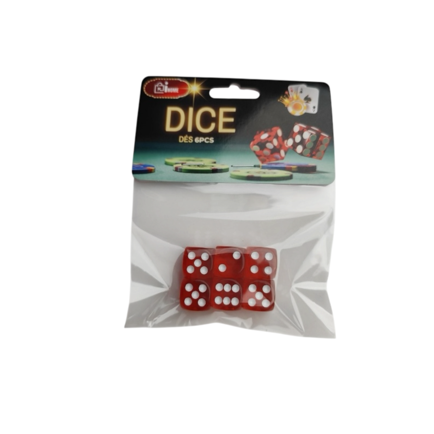 6-Piece Dice Set - Pack of 8