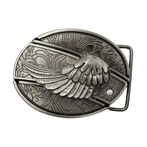 Cowboy Belt Buckle Wings