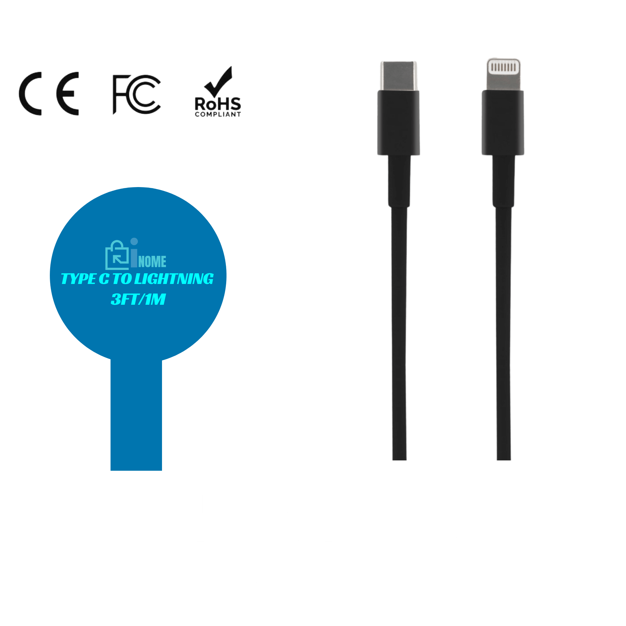 Sleek Charger Cables 3ft - Pack of 10