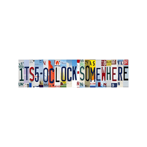 Tin Signs 10x40cm Wall Decor - Its 5 Ocklock Somewhere