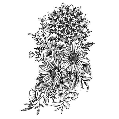 320 Piece Temporary Tattoo Display
