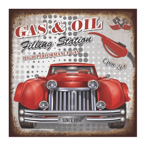 Tin signs 30X30 - Gas & Oil