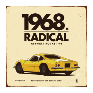 Tin signs 30X30 - 1968 Radical