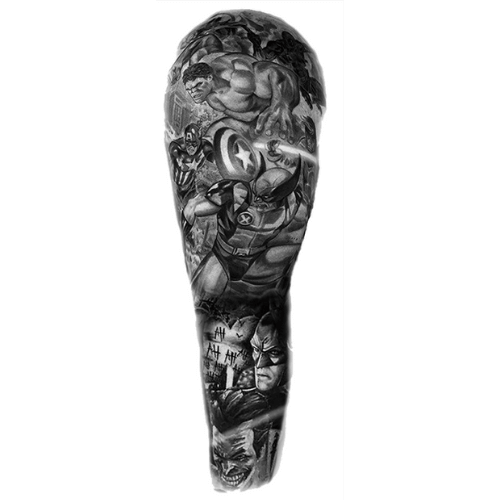 320 Piece Temporary Tattoo Refill package – Full Arm, Half Arm & Small Designs