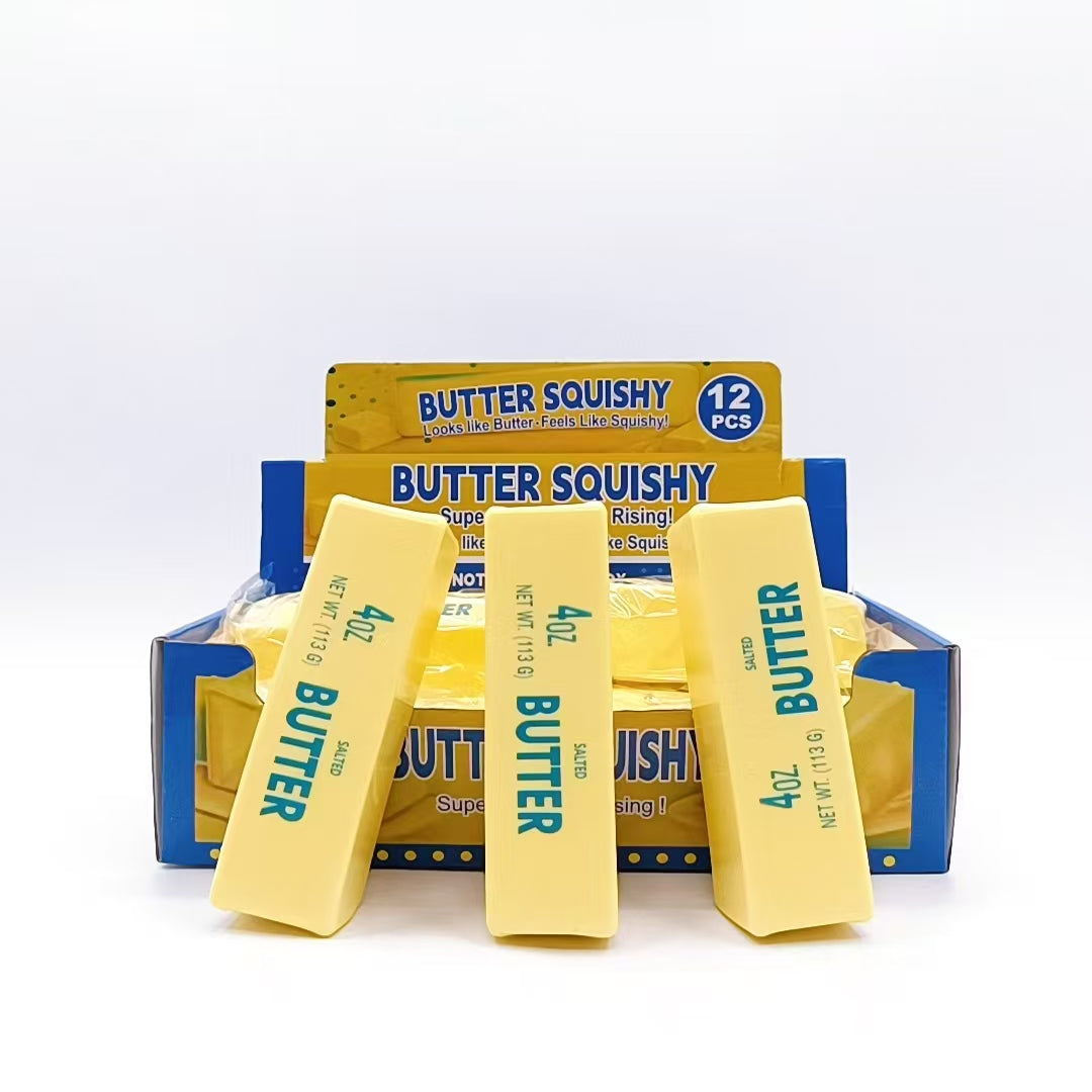 5.5 cm Butter Squishy - Box of 12 Pieces