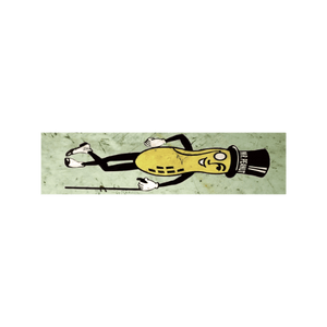 Tin Signs 10x40cm Wall Decor - Peanut