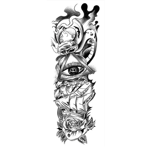 320 Piece Temporary Tattoo Refill package – Full Arm, Half Arm & Small Designs