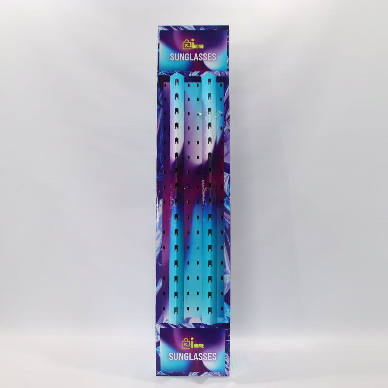 Cardboard Sunglasses Display Rack (B-Flute, Gloss Finish)