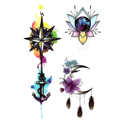 320 Piece Temporary Tattoo Refill package – Full Arm, Half Arm & Small Designs