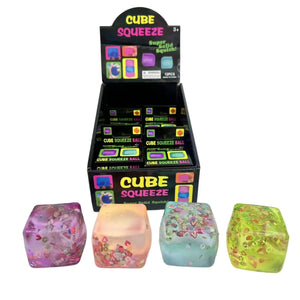 5cm Maltose Fruit Cube Squishy - Box of 12 Pieces