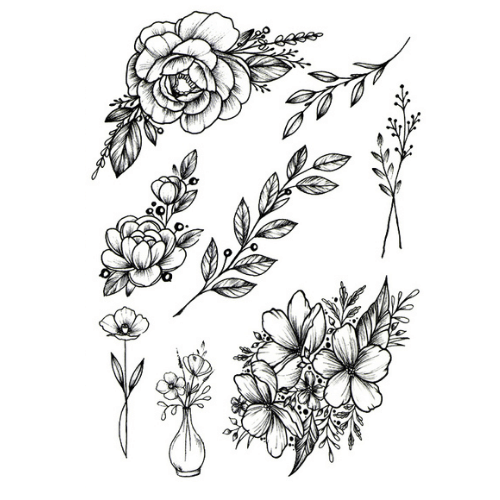 320 Piece Temporary Tattoo Refill package – Full Arm, Half Arm & Small Designs