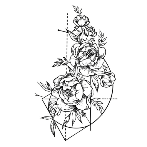 320 Piece Temporary Tattoo Display