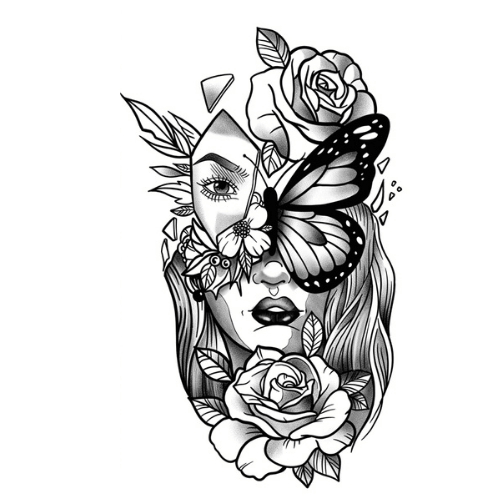 320 Piece Temporary Tattoo Refill package – Full Arm, Half Arm & Small Designs
