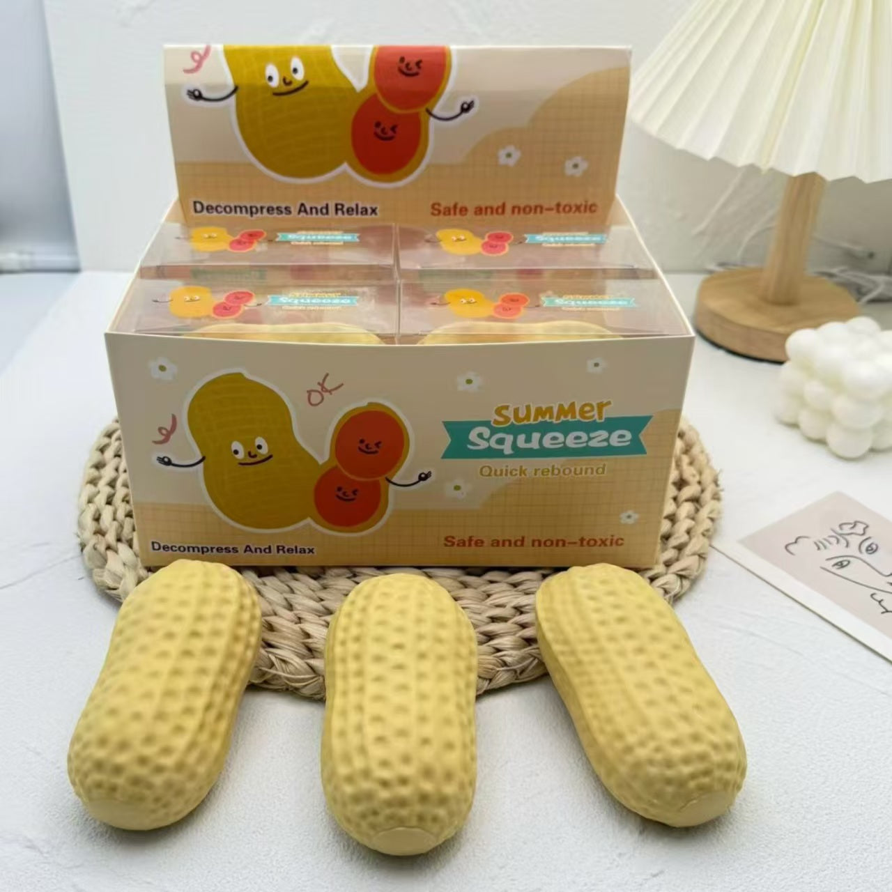 10cm Crunchy Peanut Squihsy - Box of 12 Pieces