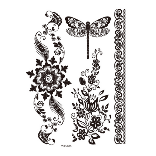 320 Piece Temporary Tattoo Refill package – Full Arm, Half Arm & Small Designs
