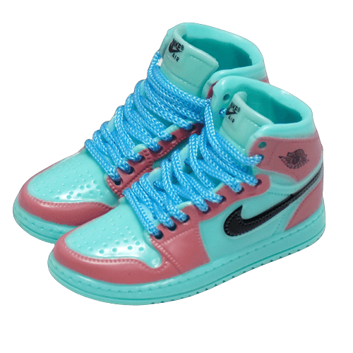 100 Piece Kicks on Kicks Large Acrylic LED Sneaker Keychain Display