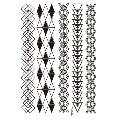 320 Piece Temporary Tattoo Refill package – Full Arm, Half Arm & Small Designs