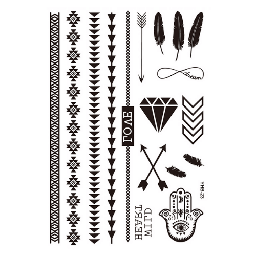320 Piece Temporary Tattoo Refill package – Full Arm, Half Arm & Small Designs
