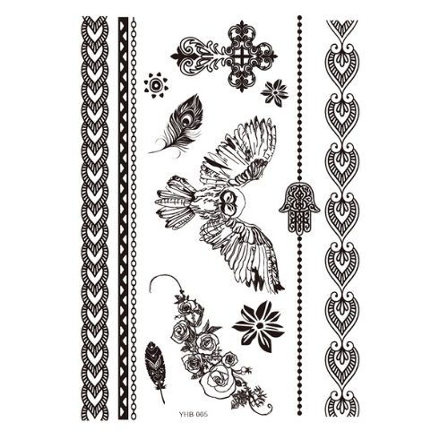 320 Piece Temporary Tattoo Refill package – Full Arm, Half Arm & Small Designs
