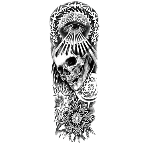 320 Piece Temporary Tattoo Display