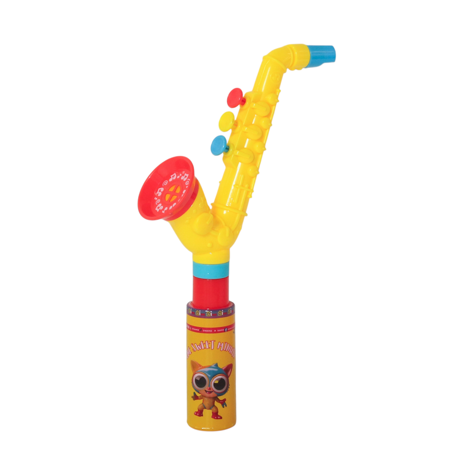 One Sweet Minute Candy Tube with Toy Top 20g - Pack of 10