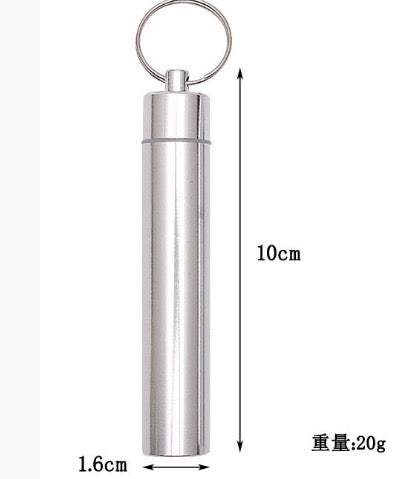 Stainless Steel Keychain Stash - Box of 24