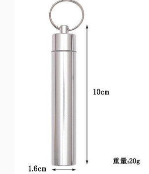 Stainless Steel Keychain Stash - Box of 24