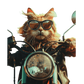 Acrylic AI Wall Art Rider Meowt