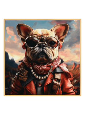 Acrylic AI Wall Art Pawsh Rebel