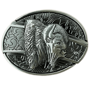 Cowboy Belt Buckle Majestic Bull