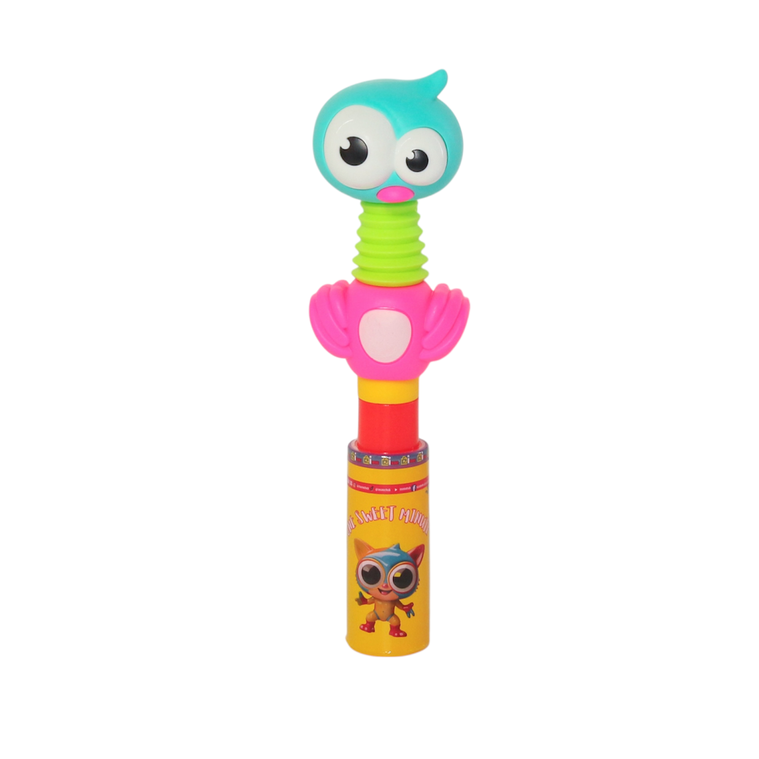 One Sweet Minute Candy Tube with Toy Top 20g - Pack of 10