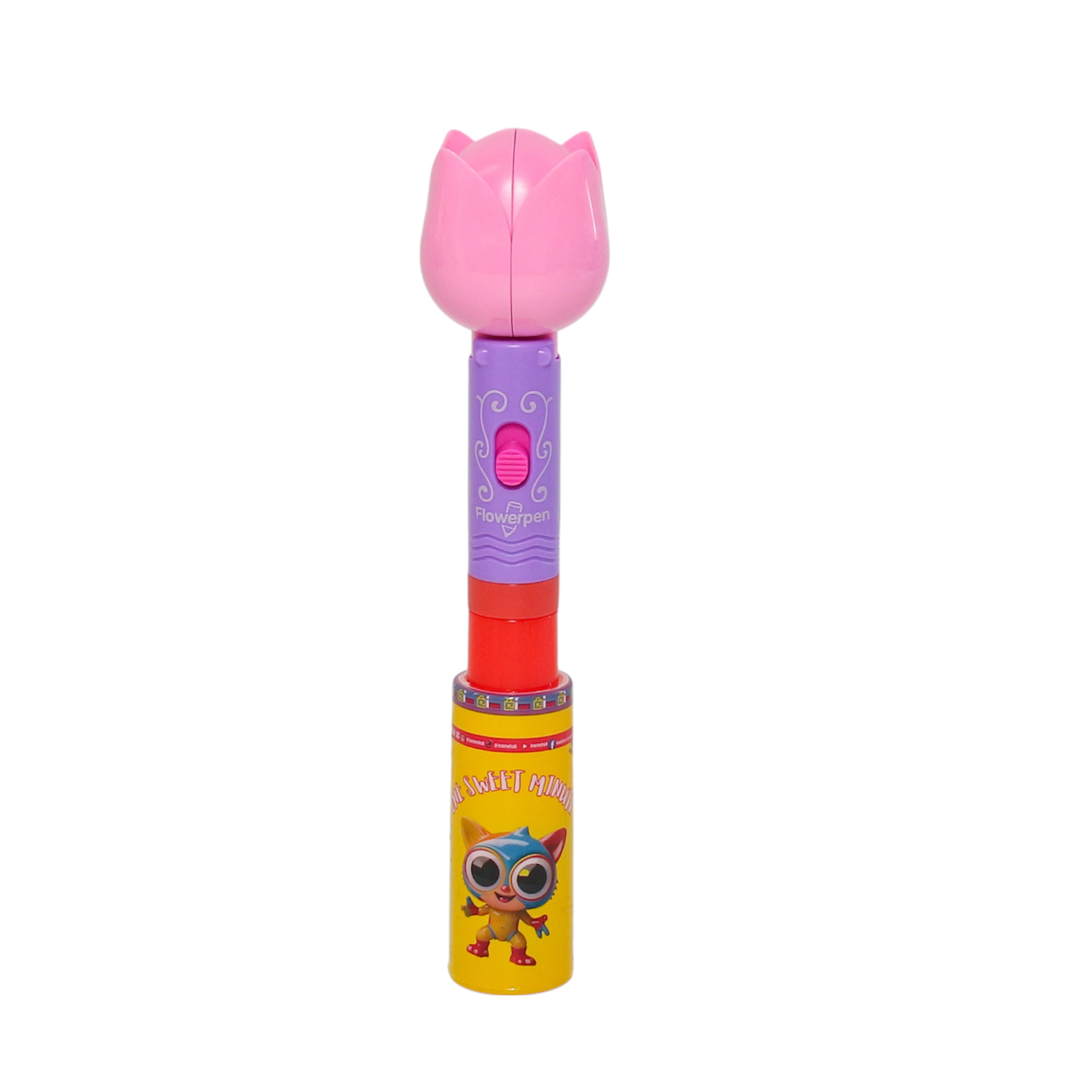 One Sweet Minute Candy Tube with Toy Top 20g - Pack of 10