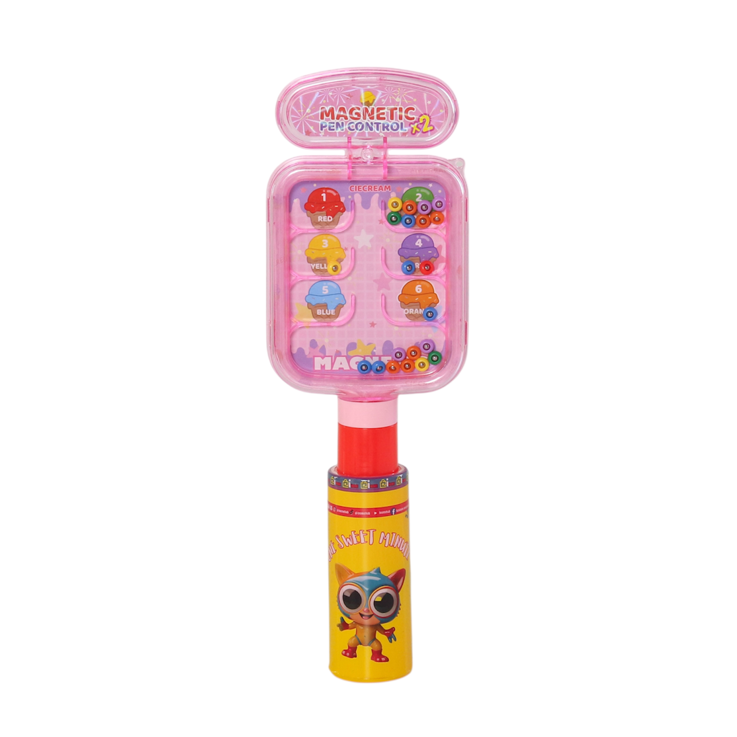 One Sweet Minute Candy Tube with Toy Top 20g - Pack of 10