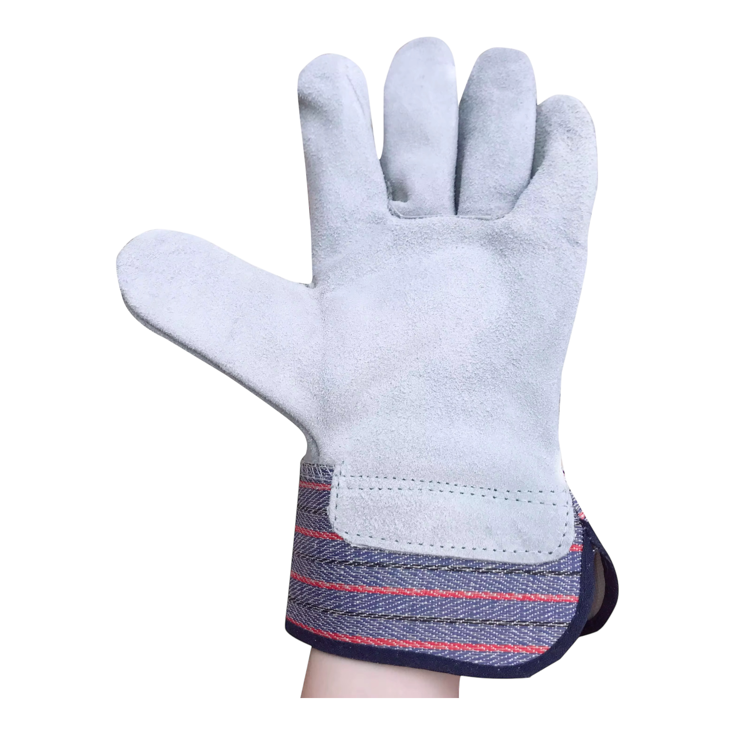 Heavy-Duty Leather Work Gloves - Pack of 3