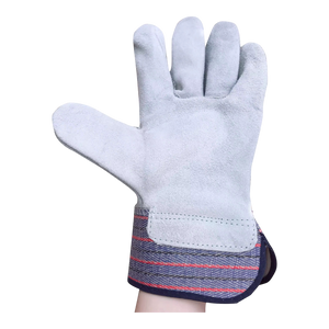 Heavy-Duty Leather Work Gloves - Pack of 3