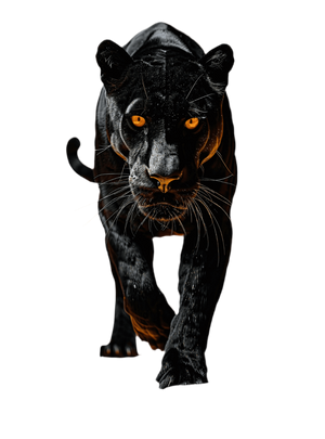 Acrylic AI Wall Art Panther's Gaze