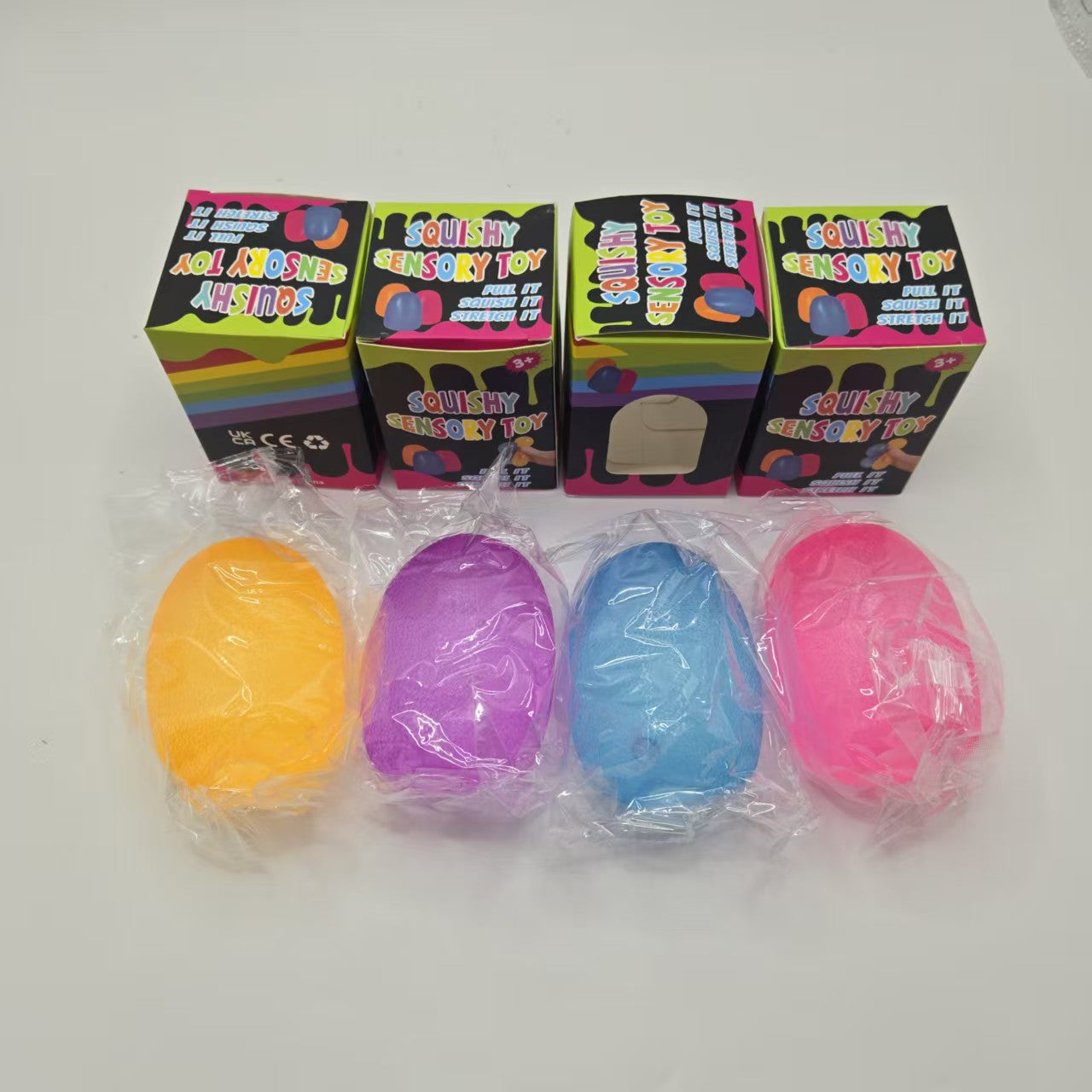 9.5cm Maltose Gymdrop Squishy - Box of 12 Pieces
