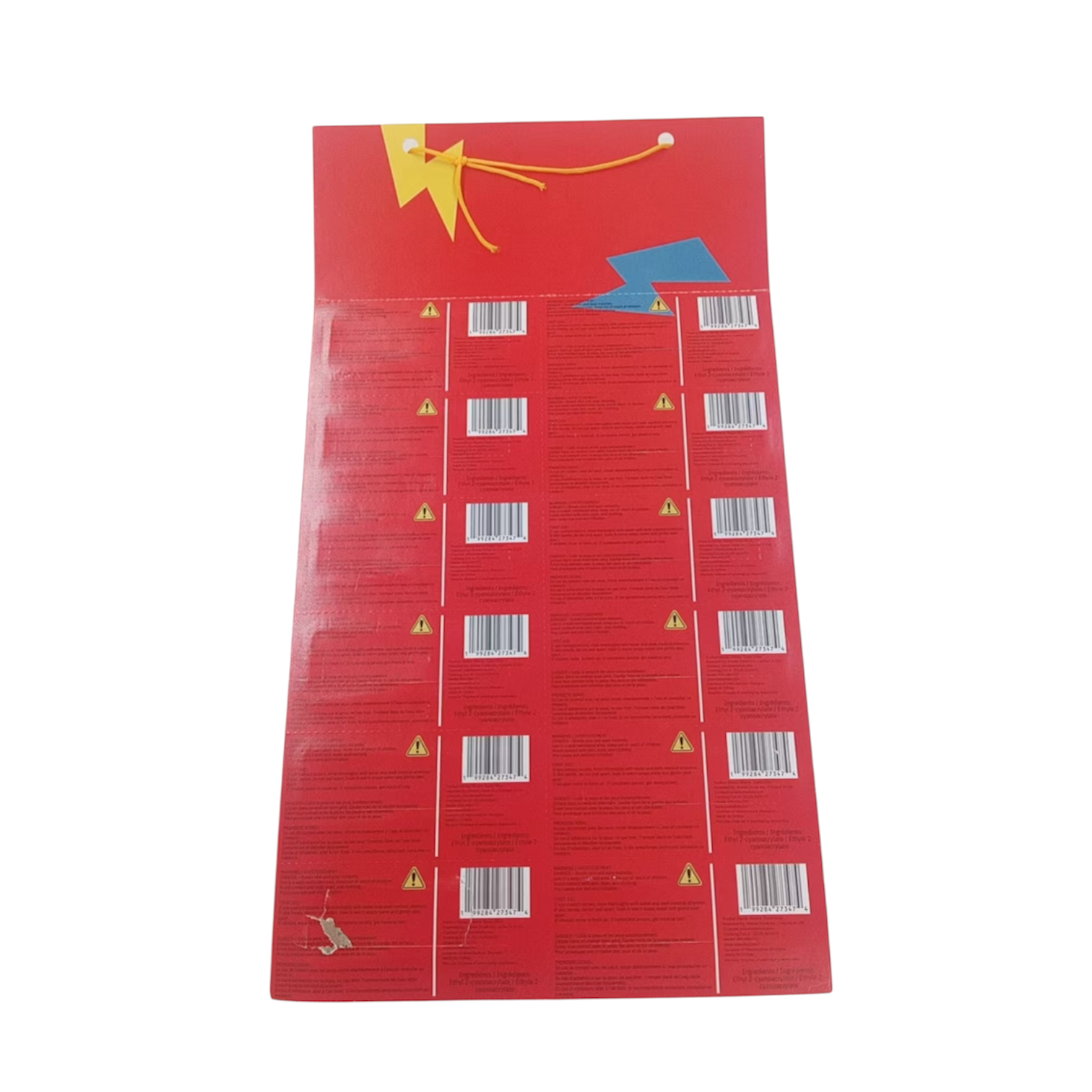 Super Glue Blister Pack - Sheet of 12