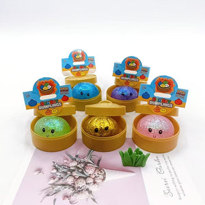 5cm Small Glittery Mystery Dumpling Squishy - Box of 24 Pieces