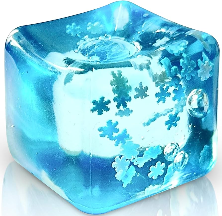 5cm Maltose Snowflake Cube - Box of 12 Pieces