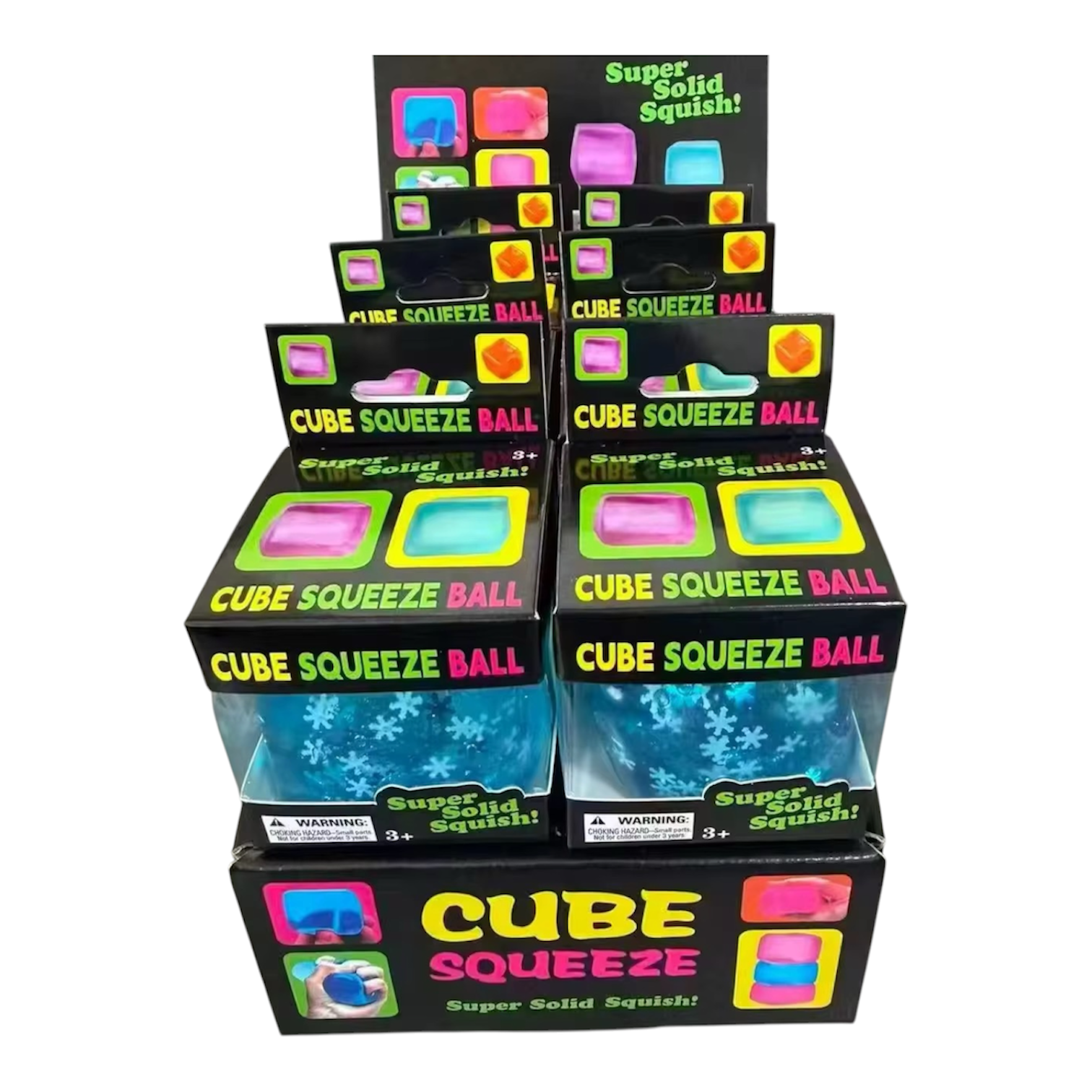 5cm Maltose Snowflake Cube - Box of 12 Pieces